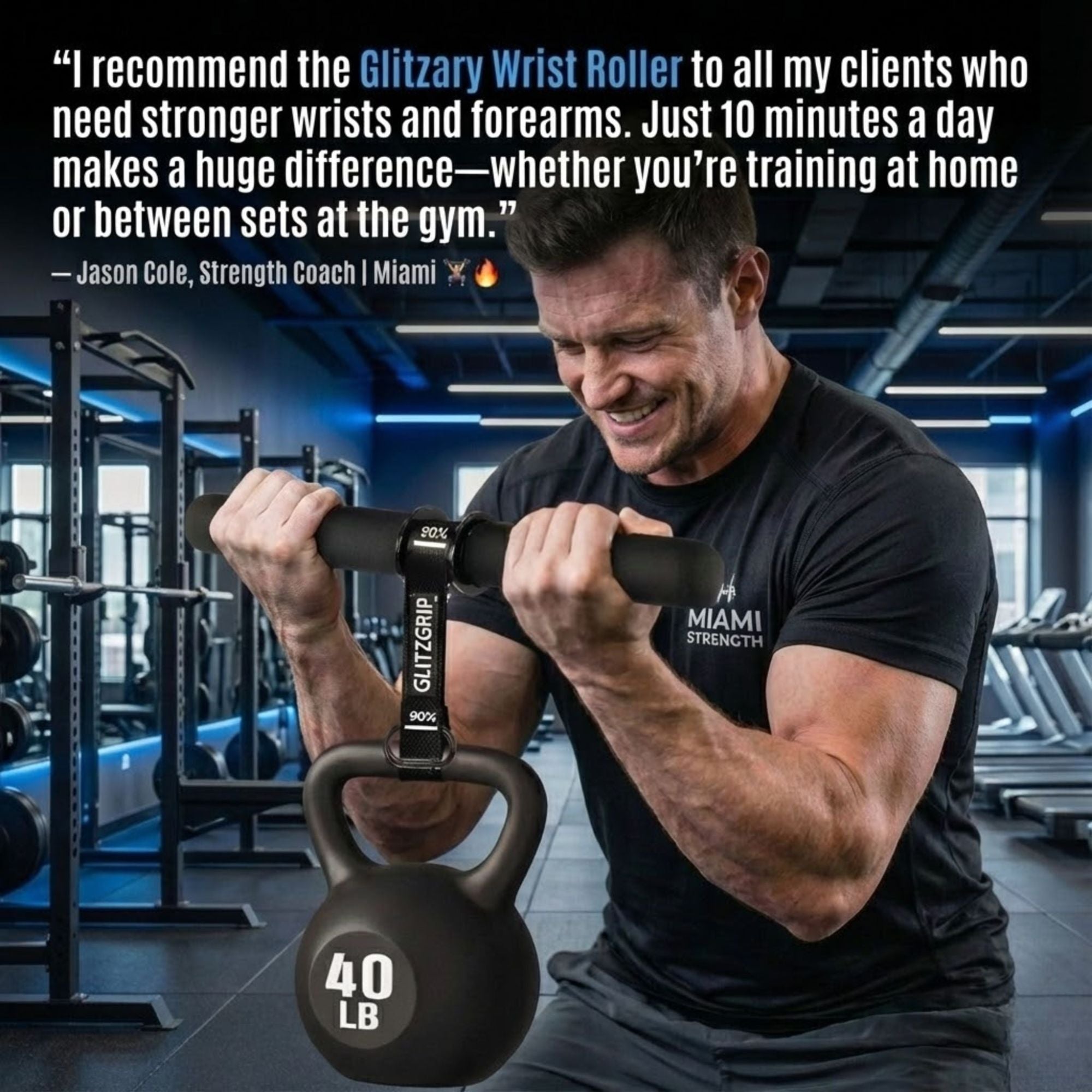 GlitzGrip™ Wrist Roller