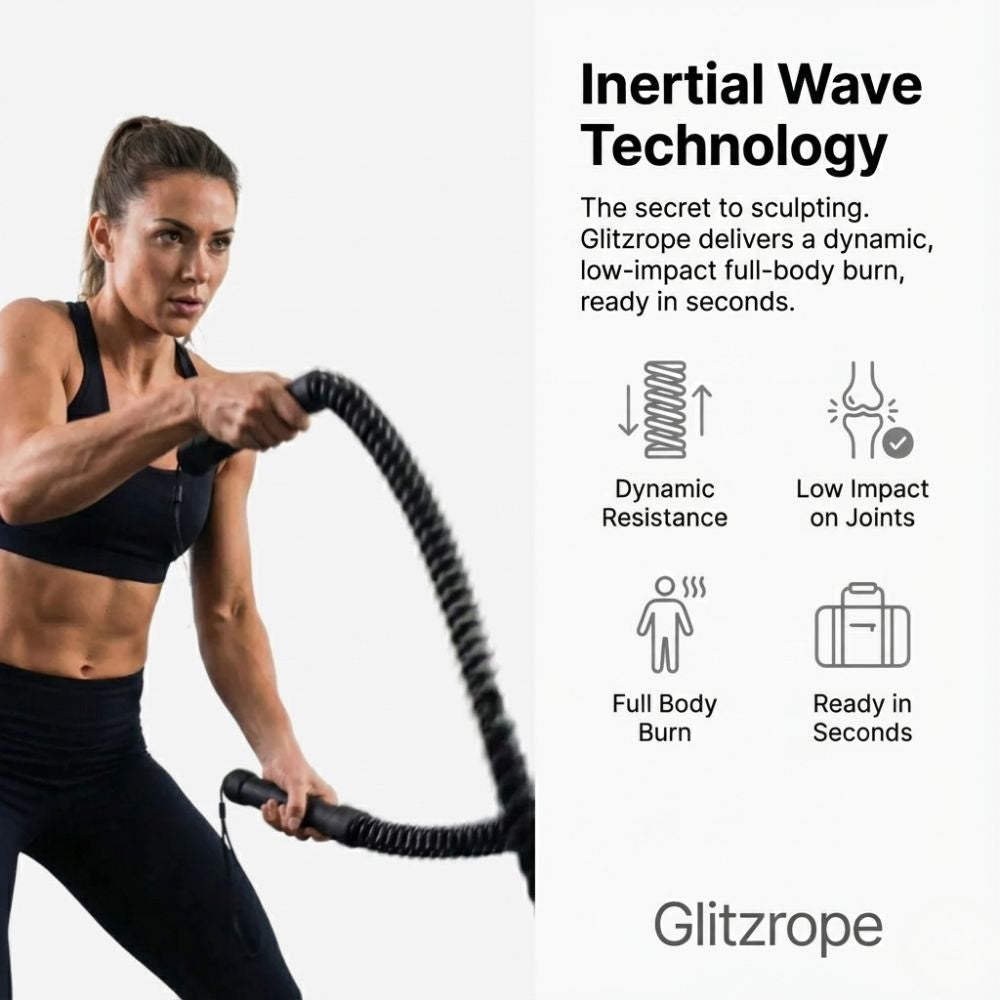 GlitzRope™ Cordless Battle Rope