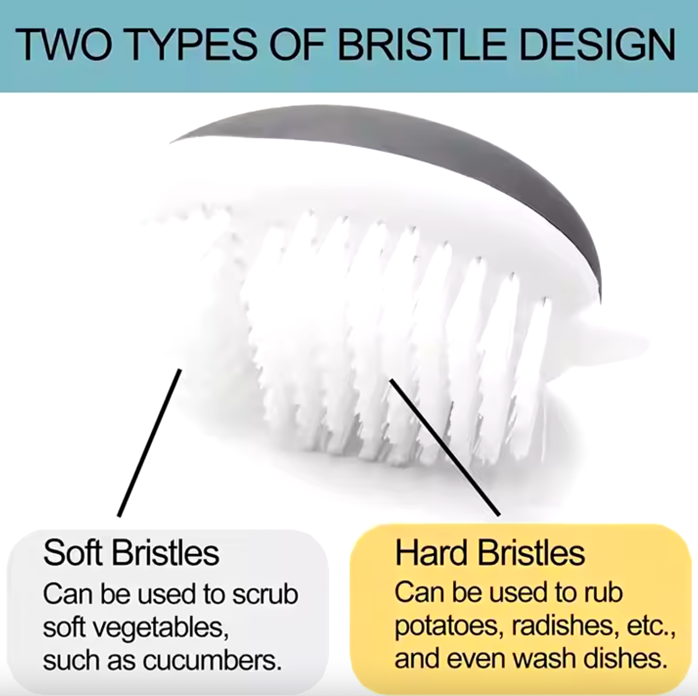 Vegetable Scrubber Brush